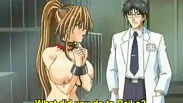 Mega tits hentai tittyfucking and eating sper