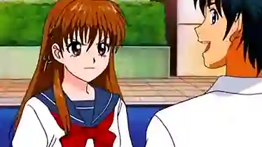 Anime hentai student Fucks his big breasted blond girlfriend