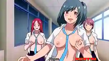 Hentai Pros - Dirty swim team slut takes big loads