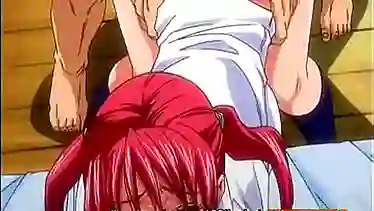 Hentai Pros - Dirty redhead school girl get filled up
