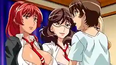Anime School Student Swallows Cum