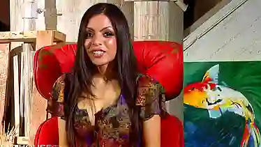 Yurizan Beltran gets pussy big cock adult man and moans from sex
