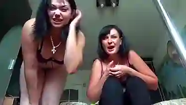 2 russian cruel Giantess crushing you and pee on you RUS