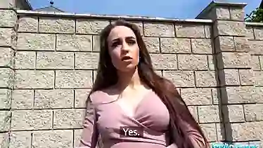 Public Agent Hot Russian Fucked in a Garage by a Stranger