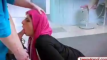 Arab teen anal fucked by her future brother in law