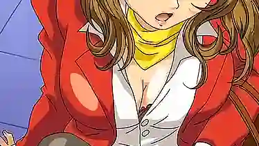 Fatty slut with big breasts fucks skinny guy hentai porn