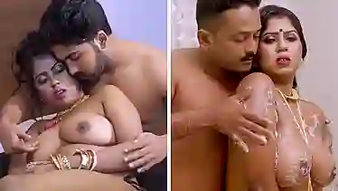 Watch Indian Aunty Shila, the busty Indian babe, get pounded hard and deep