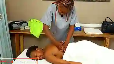 Watch this horny ebony chick scissor & trib with her real orgasm in HD