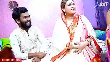 Big titted Indian stepmom fucks daughter's husband & takes a cumshot