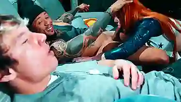 Watch Lauren Phillips lose football bet & get creampied by BBC