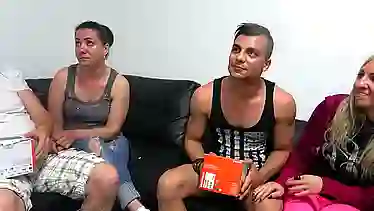 Kinky MILF Swap Wives get their big tits and tight holes drilled by multiple guys