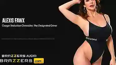 Alexis Malone & Alexis Fawx get steamy in a dirty audio scene with a busty MILF bombshell