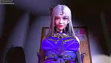 Watch as Xiao Yi Chan gives a hot handjob to her patient's big dong in 3D