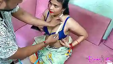 YourPinki seduces and takes a hard pounding from a hot desi babe Pinki Bhabhi