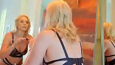 Jax Slayher savors the taste of Blake Blossom's hot chocolate cake in HD