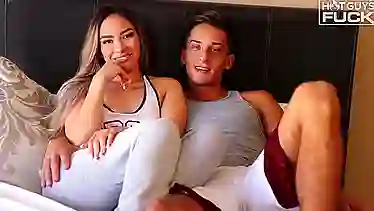 Juicy Latina with big ass gets pounded by Jock's monster cock