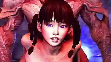 Hot teen craves a monster cock & gets her ass stretched to the limit in 3D Hentai