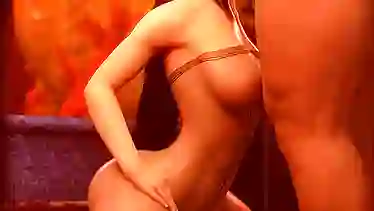 Purple Bitch Tifa Lockhart trades her body for a creampie from Don Corneo