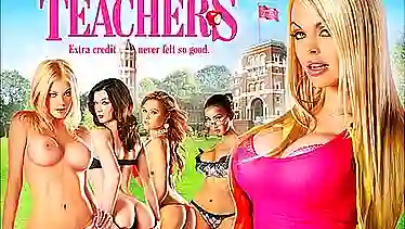 Lisa Ann & her two teachers take on a massive dick in a wild threesome