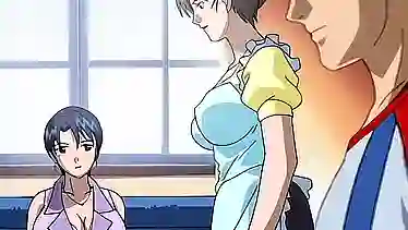 Hentai MILF with a big ass gets a hot creampie in uncensored video