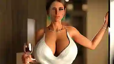 Hot MILF Nina and her busty friends help cum in 3D animation