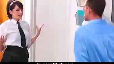 InnocentHigh- School Girl Fucks Both Her Teachers