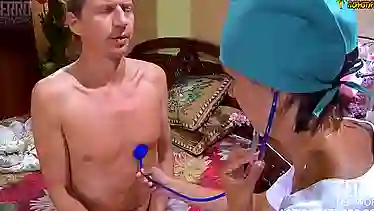 Russian medicca Boobs cures without the patient's large wet pussy