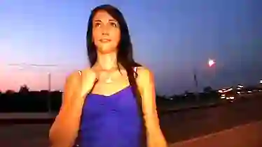 Public agent captured on camera as the girl farts cum after sex